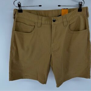 Carhartt Men's Brown Flat Front Shorts